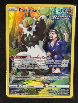 Pokemon - Passimian TG08/TG30 - Silver Tempest Trainer Gallery Holo - NM - Image 1