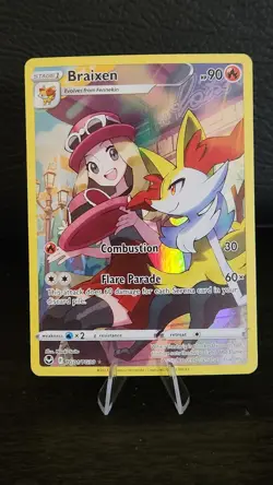 Braixen TG01/TG30 Pokemon TCG Silver Tempest Trainer Gallery NM - Image 1