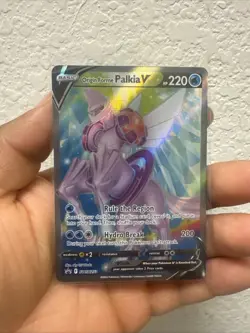 Origin Forme Palkia V SWSH253 Pokemon Sword & Shield BLACK STAR PROMO - Image 1