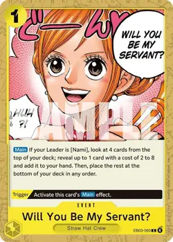 Will You Be My ServantU C Extra Booster: One Piece Heroines Edition EB03-060 NM - Image 1