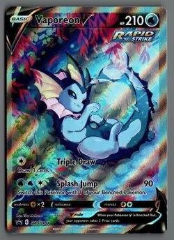 Vaporeon V SWSH181 SWSH: Sword & Shield Promo Cards Pokemon Card - Image 1