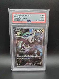 2022 Lugia V 186/195 Silver Tempest Alternate Art PSA 9 Pokemon Card - Image 1
