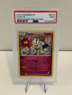 2016 Pokemon XY Generations Radiant Collection Floette #RC18 PSA 9 - Image 1