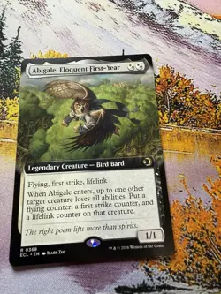 Abigale, Eloquent First-Year - Extended Art Lorwyn Eclipsed MTG - Image 2