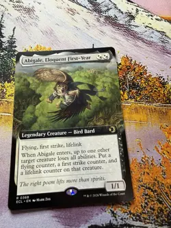 Abigale, Eloquent First-Year - Extended Art Lorwyn Eclipsed MTG - Image 3