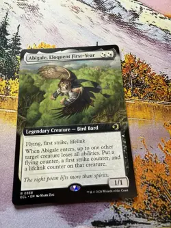 Abigale, Eloquent First-Year - Extended Art Lorwyn Eclipsed MTG - Image 4