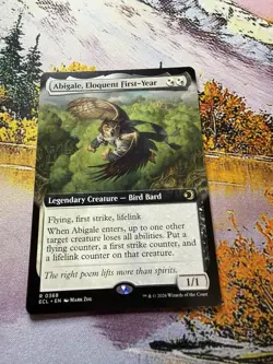 Abigale, Eloquent First-Year - Extended Art Lorwyn Eclipsed MTG - Image 5