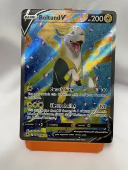 Pokemon Boltund V Swsh08 Fusion Strike 249/264 Ultra Rare Full Art HP 200 Holo - Image 1