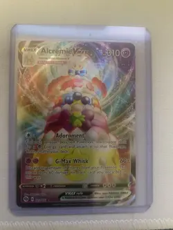Pokemon Alcremie VMAX Champions Path Ultra Rare Holo 023/073 English 310 HP - Image 1