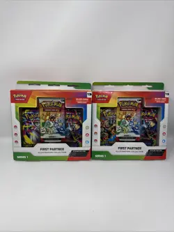 Pokemon TCG First Partner Illustration Collection Series 1 New 2 Sealed Box’s - Image 1