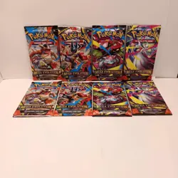 Pokemon Mega Evolution Booster Pack Art Set Lot Of 2 Sealed x8 - Image 1
