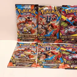 Pokemon Mega Evolution Booster Pack Art Set Lot Of 2 Sealed x8 - Image 2