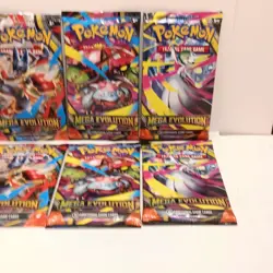 Pokemon Mega Evolution Booster Pack Art Set Lot Of 2 Sealed x8 - Image 3