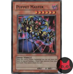 Yugioh Puppet Master CSOC-EN090 Super Rare LP - Image 1
