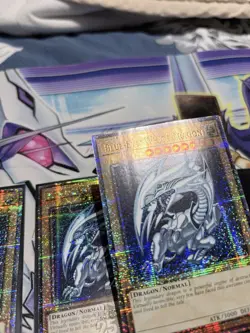 3x Blue-Eyes White Dragon - MP24-EN001, QCR, FACTORY PRINT ERROR - Yugioh - Image 4
