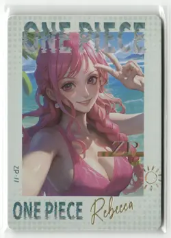 REBECCA ZP ZP-11 I'm Determined One Piece Anime Collectible Card - Image 1
