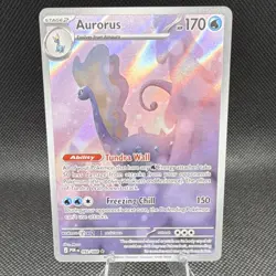 Pokemon Aurorus Holo POR 092/088 Stage 2 Ancient 170 HP 150 Attack Card - Image 1