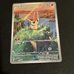 Pokemon TCG Victini SVP208 Promo - Illustration Collection Standard size card - Image 1