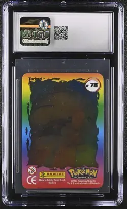 2004 Pokemon Adv. Action Cards Torkoal #78 Panini Italian Print CGC 7.5 - Image 2