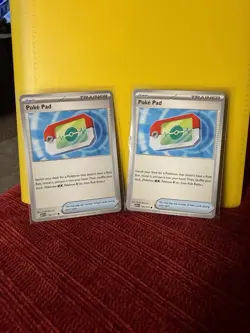 Pokemon Poke Pad Playable Item Card Bundle - 2 Cards set - Image 1