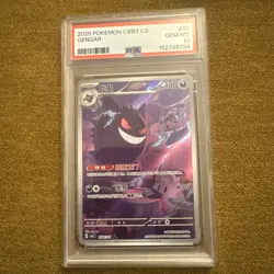 Pokemon Card - Gengar CBB3 CS Chinese 03 07/07 Illustration Rare - PSA 10 - Image 1