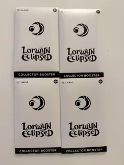 Magic the Gathering Lorwyn Eclipsed Collector Booster Pack (SEALED) - Lot of 4 - Image 1