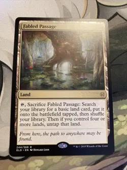 Magic! Fabled Passage - Non-Foil Rare - Land - Throne of Eldraine - 244/269 - NM - Image 1