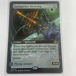 MTG Edge of Eternities - Extinguisher Battleship(Extended Art) - Rare - 0355 NM - Image 1