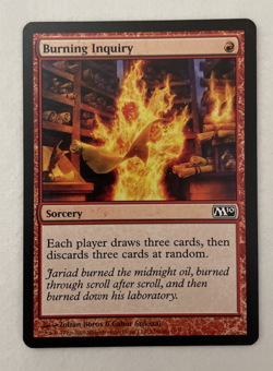 1x Burning Inquiry M10 Magic 2010 MTG Magic the Gathering NM - Image 1