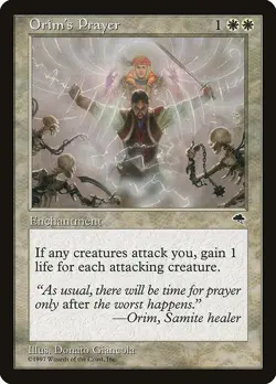 Orim's Prayer 1x MtG Tempest TMP SP/NM - Image 1