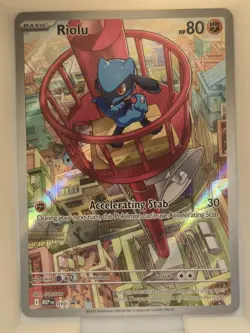 Pokemon TCG Riolu 010 Me: Mega Evolution Promo Basic Holo Promo Card English - Image 1
