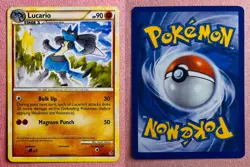 Lucario 19/95 Non Holo | HGSS Unleashed | 2010 Vintage Pokemon TCG Card | LP - Image 3