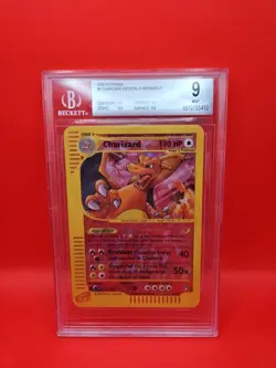 RARE! Strong Subgrades! 2003 Skyridge CRYSTAL CHARIZARD Box Topper 9/12 - Image 1