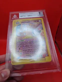 RARE! Strong Subgrades! 2003 Skyridge CRYSTAL CHARIZARD Box Topper 9/12 - Image 4