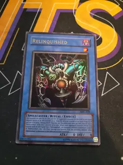 Yugioh Relinquished MRL-029 Ultra Rare Holo MP-HP - Image 1