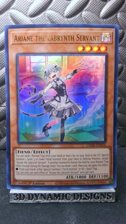 | Yugioh Ariane the Labrynth Servant TAMA-EN016 1st Ultra Tactical NM 🔥 | - Image 1