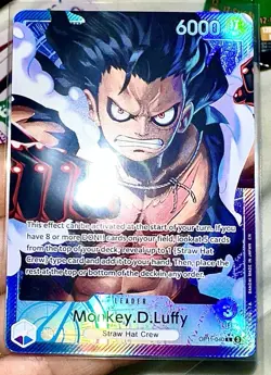 2025 ONE PIECE OP11 EN MONKEY D. LUFFY ALTERNATE ART OP11-040 (PACK FRESH NM*) - Image 2