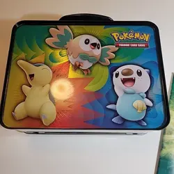 Pokemon TCG Spring 2022 ARCEUS Collector Chest Lunchbox Tin Stickers Energy Pack - Image 4