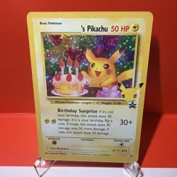 Birthday Pikachu #25 Celebrations NM/M Pokemon Card - Image 1