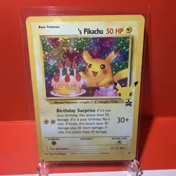 Birthday Pikachu #25 Celebrations NM/M Pokemon Card - Image 2