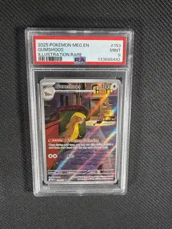 PSA 9 Gumshoos 153/132 Illustration Rare 2025 Pokemon Card Mega Evolution Rare - Image 4