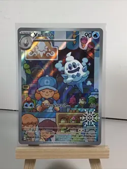 Vanillish 190/182 Holiday 2025 Snowflake Stamp Promo Pokemon TCG Card - Image 1