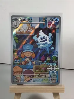 Vanillish 190/182 Holiday 2025 Snowflake Stamp Promo Pokemon TCG Card - Image 2