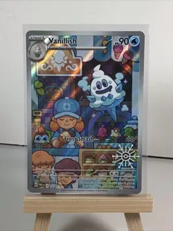 Vanillish 190/182 Holiday 2025 Snowflake Stamp Promo Pokemon TCG Card - Image 3