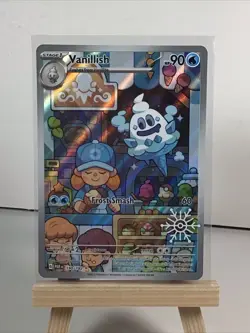 Vanillish 190/182 Holiday 2025 Snowflake Stamp Promo Pokemon TCG Card - Image 4