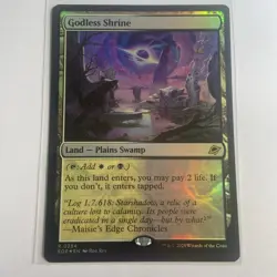 MTG Edge of Eternities - Godless Shrine(Foil) - Rare - 0254 NM - Image 1