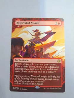 MTG: Aggravated Assault (LP): Wilds of Eldraine: Enchanting Tales - Image 1