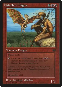 Nalathni Dragon 1x MtG Dragon Con Promos PLAYED - Image 1