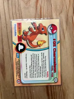 Topps Pokemon #05 Charmeleon Blue label - Image 2