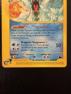 Pokemon TCG Gyarados Skyridge Non-Holo Rare 11/144 NM - Image 4